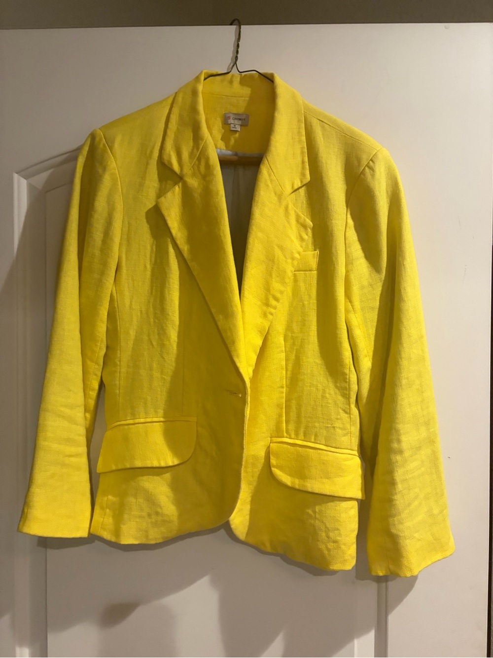 Daniel Cremieux Yellow Women's Blazer Jacket -